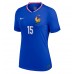 Camisa de time de futebol França Marcus Thuram #15 Replicas 1º Equipamento Feminina Europeu 2024 Manga Curta